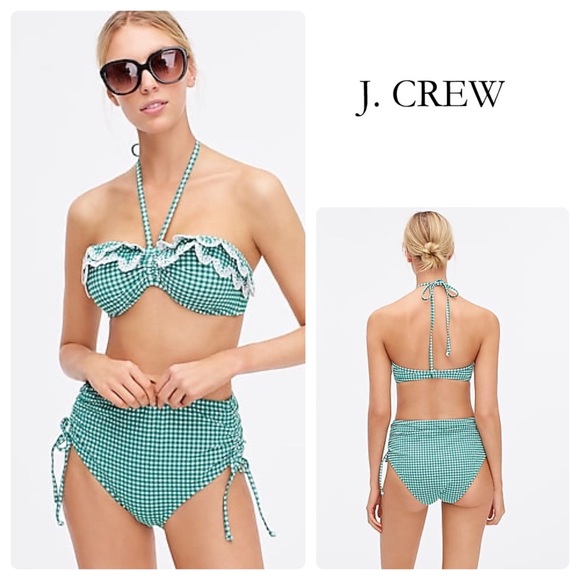 j crew bandeau bikini